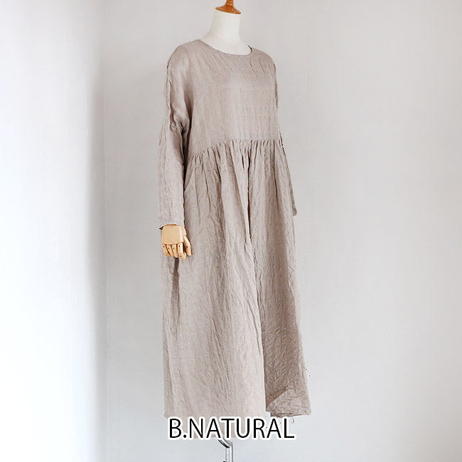 iCHi Antiquites(イチアンティークス) GINGHAM CHECK DRESS ギンガム