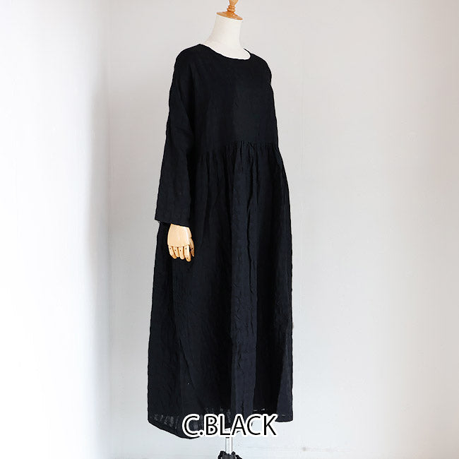 iCHi Antiquites(イチアンティークス) GINGHAM CHECK DRESS ギンガム