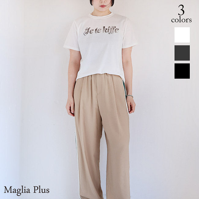 Maglia Plus(マリアプラス) ロゴTシャツ　152130
