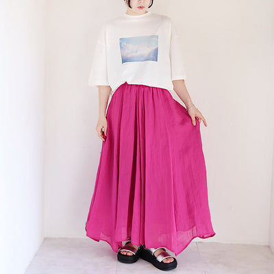 Maglia Plus(マリアプラス) 空と雲フォトプリントTシャツ　152132