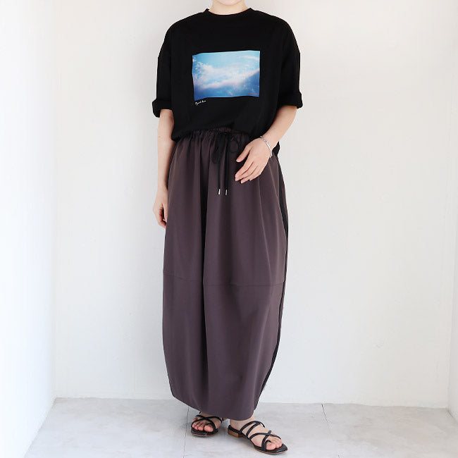 Maglia Plus(マリアプラス) 空と雲フォトプリントTシャツ　152132