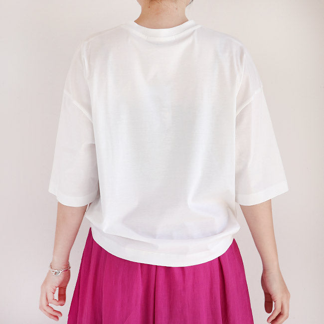 Maglia Plus(マリアプラス) 空と雲フォトプリントTシャツ　152132