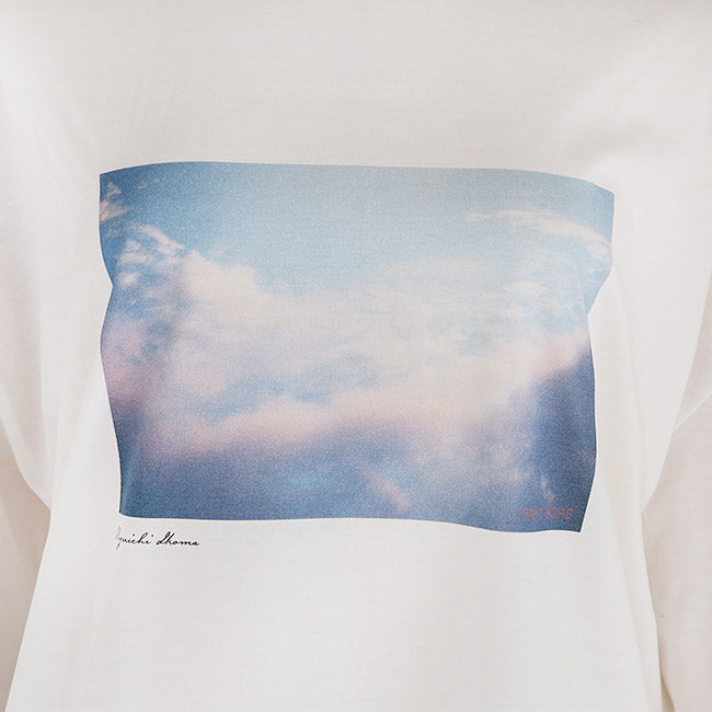 Maglia Plus(マリアプラス) 空と雲フォトプリントTシャツ　152132