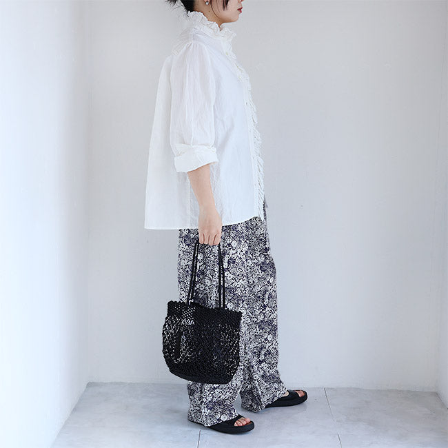 The Bagmati(バグマティ) メッシュメタリックワックスコード編み