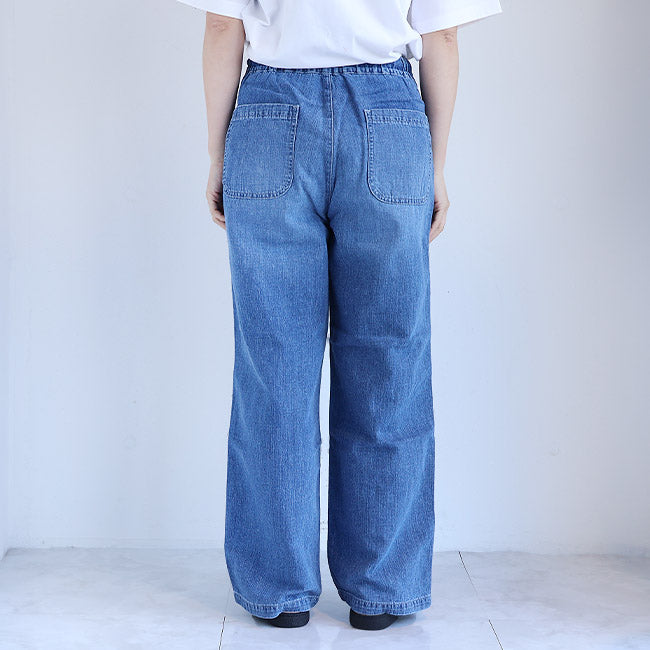 caqu サキュウ FSリネンイージーワイドパンツ 24218 caqu(サキュウ) FSリネン混イージーデニムワイドパンツ 24218 – Sonorite