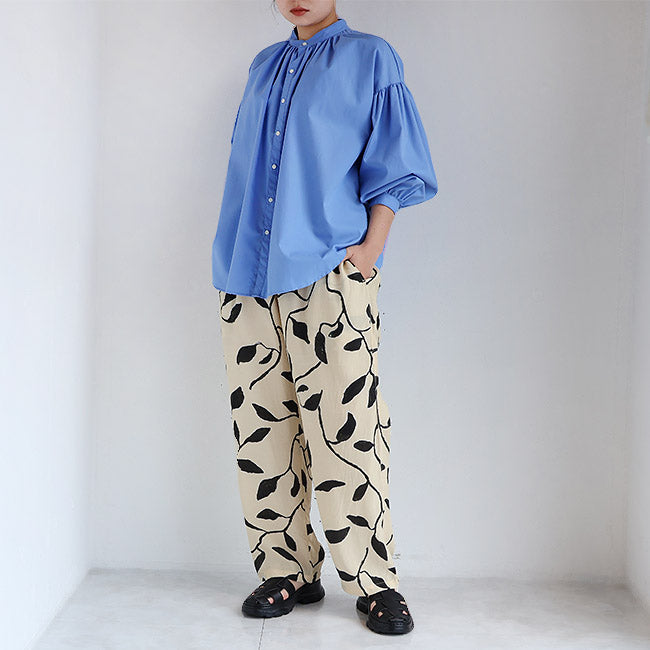 ichi (イチ) リーフプリントイージーリラックスパンツ 250901 – Sonorite