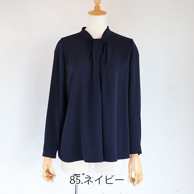 PASSIONE(パシオーネ) ジョーゼットリボンタイ風フロントタック