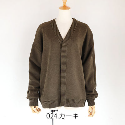 SIWALYfluid(シワリーフルイド) シアーリバーシブルカーディガン　525303