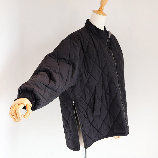 SIWALYfluid(シワリーフルイド) リバーシブルブルゾン/キルティングMA-1ナイロン　525318