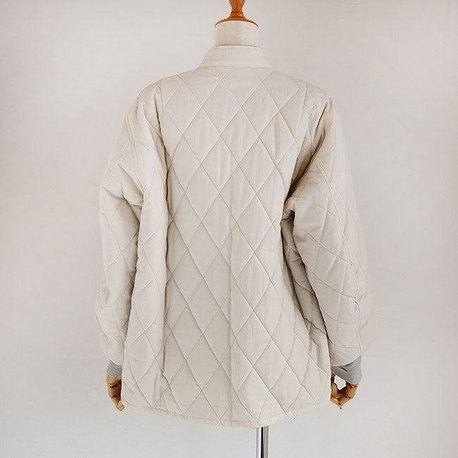 SIWALYfluid(シワリーフルイド) リバーシブルブルゾン/キルティングMA-1ナイロン　525318