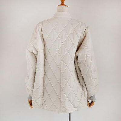 SIWALYfluid(シワリーフルイド) リバーシブルブルゾン/キルティングMA-1ナイロン　525318