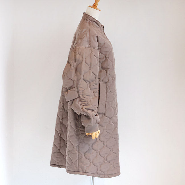 SIWALYfluid(シワリーフルイド) リバーシブルスタンドカラーコート　525409