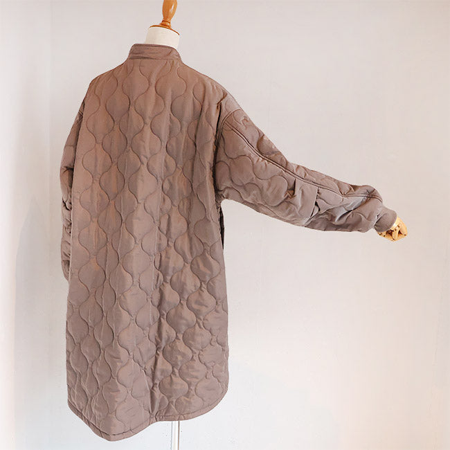 SIWALYfluid(シワリーフルイド) リバーシブルスタンドカラーコート　525409