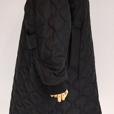 SIWALYfluid(シワリーフルイド) リバーシブルスタンドカラーコート　525409