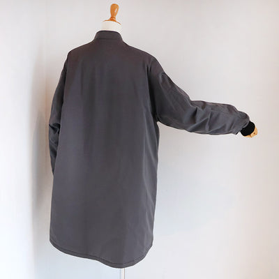 SIWALYfluid(シワリーフルイド) リバーシブルスタンドカラーコート　525409