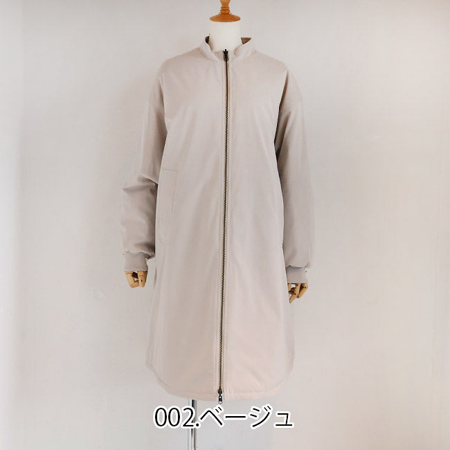 SIWALYfluid(シワリーフルイド) リバーシブルスタンドカラーコート　525409