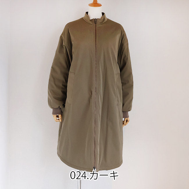 SIWALYfluid(シワリーフルイド) リバーシブルスタンドカラーコート　525409