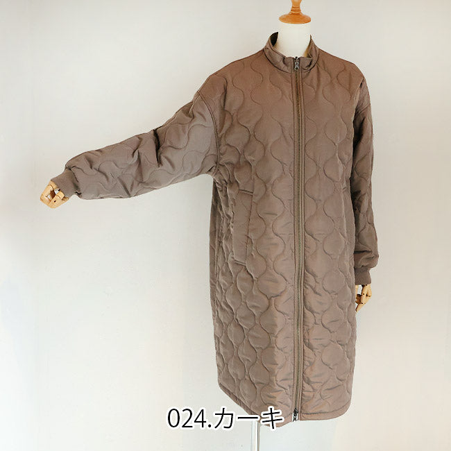 SIWALYfluid(シワリーフルイド) リバーシブルスタンドカラーコート　525409