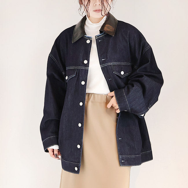 cafune(カフネ) 着こなし自在2WAYデニムジャケット　535419