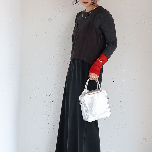 cafune(カフネ) 袖口くしゅっとシアーチュール配色カットソー　535971
