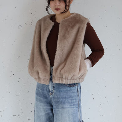 PASSIONE(パシオーネ) ミンク調ファーベスト　536404