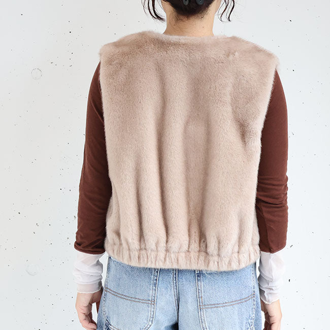 PASSIONE(パシオーネ) ミンク調ファーベスト　536404