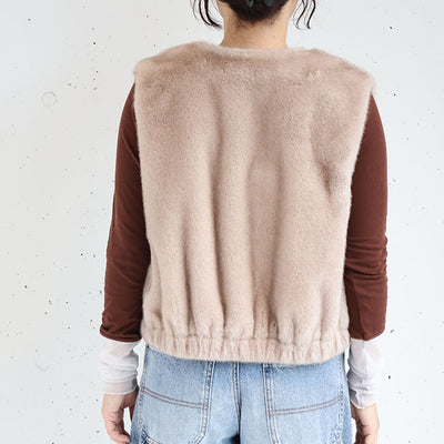 PASSIONE(パシオーネ) ミンク調ファーベスト　536404