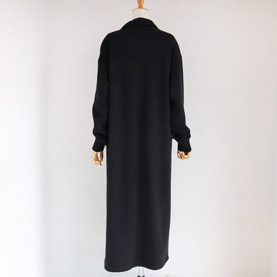 cafune(カフネ) 「FAMMET(ファメット)」ぬくぬく裏起毛ハーフジップワンピース　545101