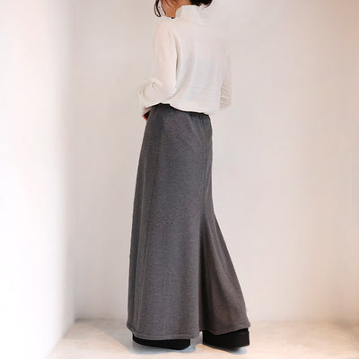 cafune(カフネ) 「FAMMET」裏起毛バックフレアスカート　545608