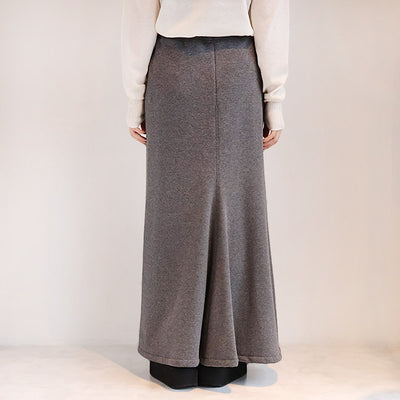 cafune(カフネ) 「FAMMET」裏起毛バックフレアスカート　545608