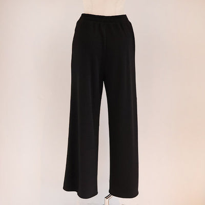 cafune(カフネ) 「FAMMET」ワイドイージーパンツ ぬくぬく裏起毛　545609