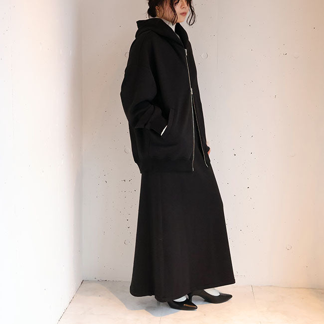 cafune(カフネ) 「FAMMET」裏起毛ジップパーカー　545907