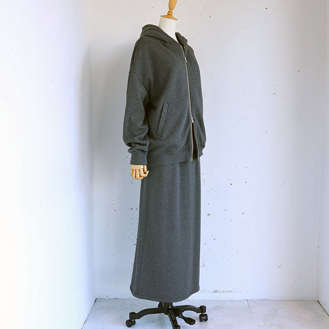 cafune(カフネ) 「FAMMET」裏起毛ジップパーカー　545907