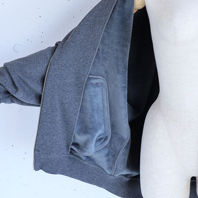 cafune(カフネ) 「FAMMET」裏起毛ジップパーカー　545907