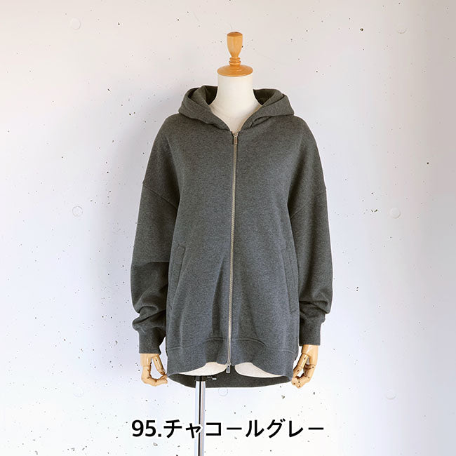 cafune(カフネ) 「FAMMET」裏起毛ジップパーカー　545907