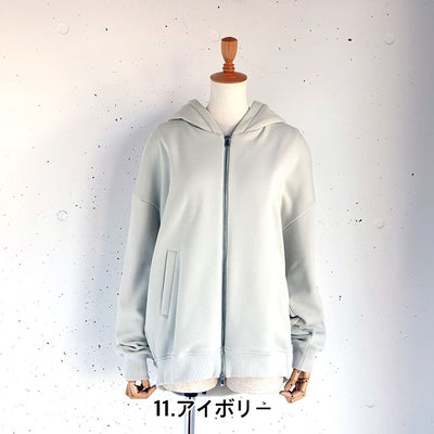 cafune(カフネ) 「FAMMET」裏起毛ジップパーカー　545907