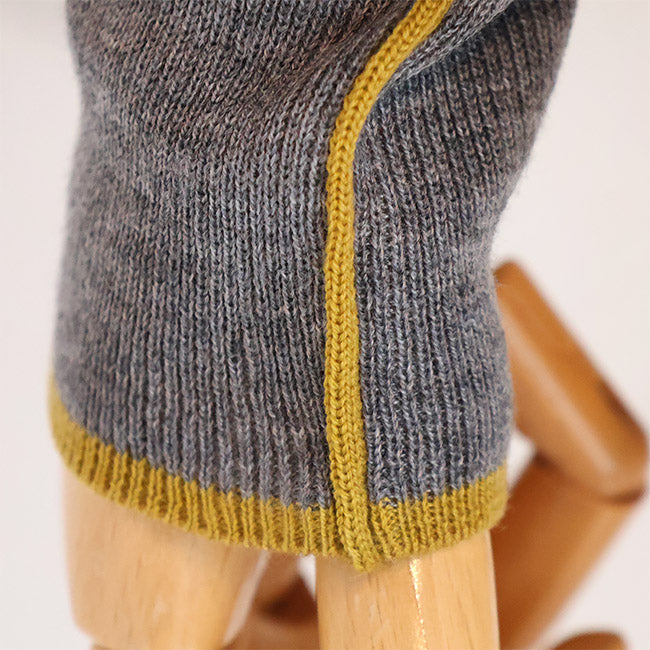 cafune(カフネ) リブ編みニット細ライン配色　545918