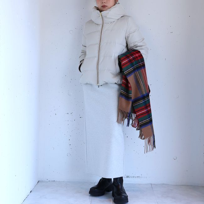 PASSIONE(パシオーネ) 袖リブショート丈ダウンジャケット　546401