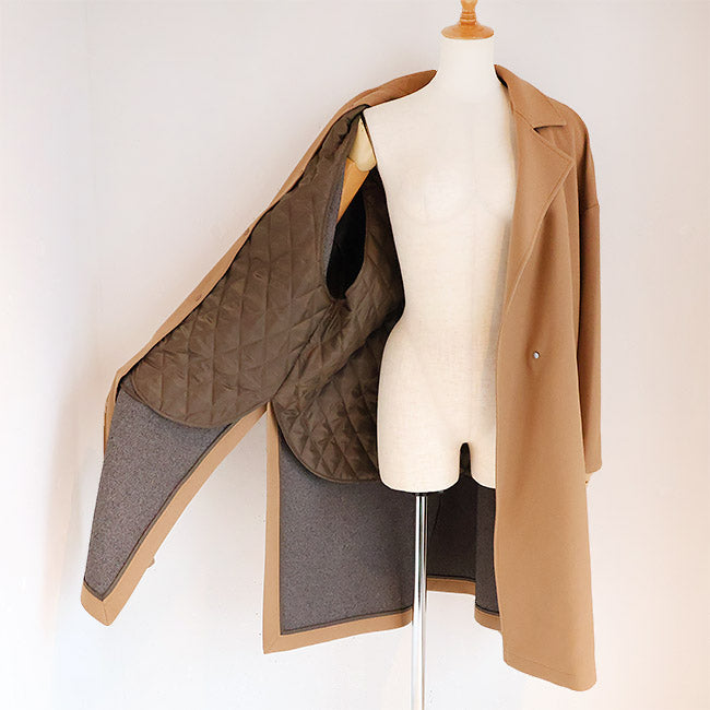 PASSIONE(パシオーネ) ライナー付きサイドスリットコート　546417