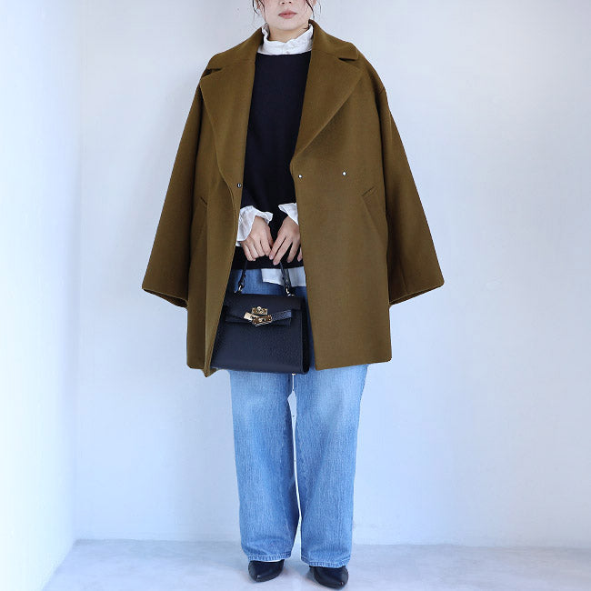 PASSIONE(パシオーネ) DECADE ラムウールシャルムビーバーコート　546428