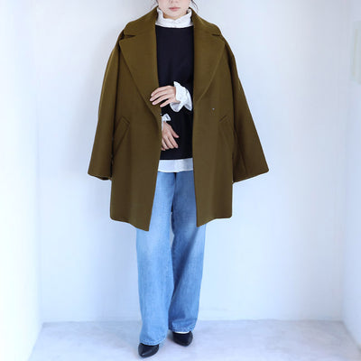 PASSIONE(パシオーネ) DECADE ラムウールシャルムビーバーコート　546428