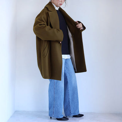 PASSIONE(パシオーネ) DECADE ラムウールシャルムビーバーコート　546428