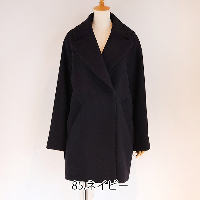 PASSIONE(パシオーネ) DECADE ラムウールシャルムビーバーコート　546428