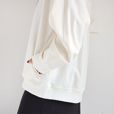 PASSIONE(パシオーネ) チュール重ねロゴ箔プリントパーカー　546967