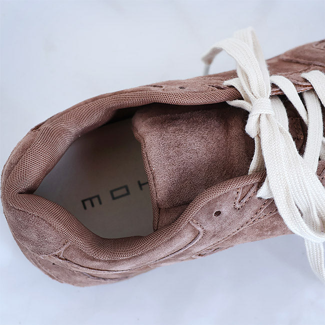 MOHI（モヒ） ナチュラルスエードレースアップスニーカー　AB713-11W