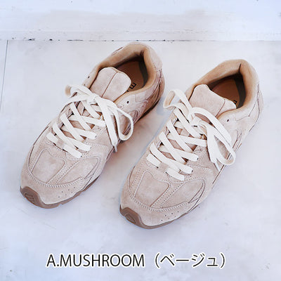 MOHI（モヒ） ナチュラルスエードレースアップスニーカー　AB713-11W