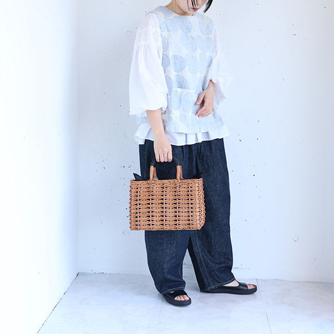 The Bagmati(バグマティ) ウィッカーラタンスクエアカゴバッグ　BBK25-SS18