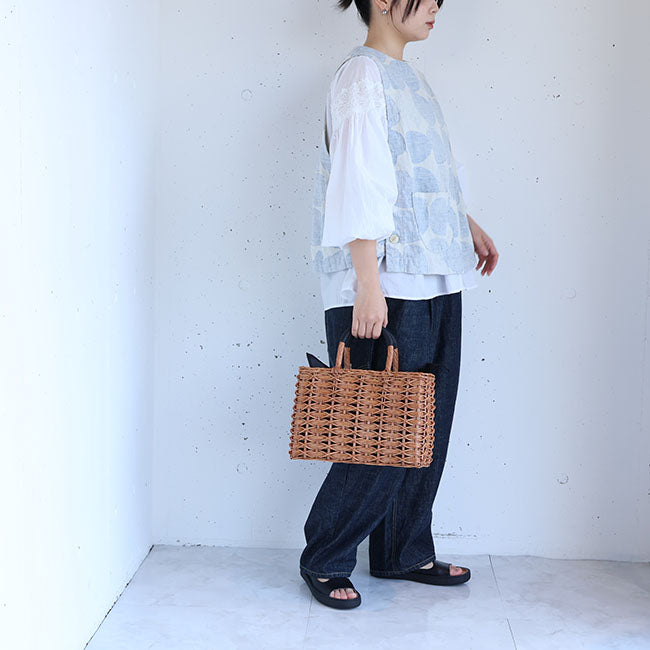 The Bagmati(バグマティ) ウィッカーラタンスクエアカゴバッグ　BBK25-SS18
