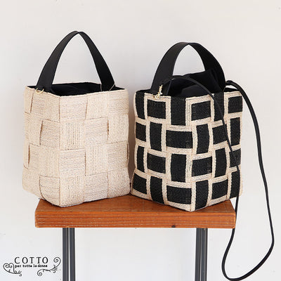 COTTO(コットゥー) ワンハンドル2WAYスクエアカゴバッグ　CBK25-SS03