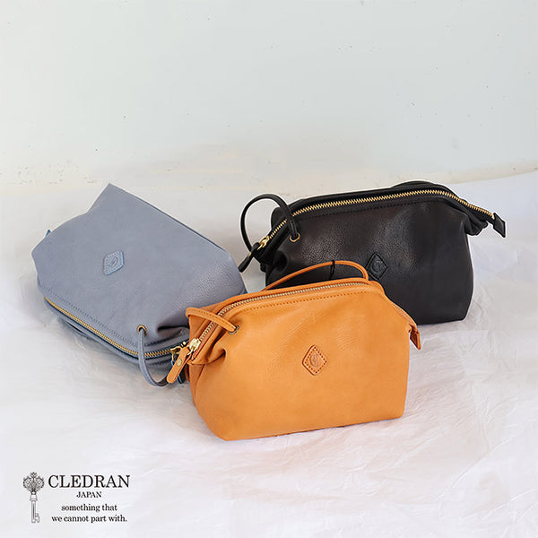 CLEDRAN(クレドラン)TANTE PURSE SHOULDER レザーポシェット CL3542